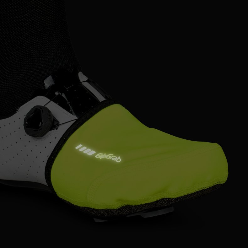 GripGrab Hi-Vis Vindt&aelig;t Landevejs 'Toe Cover'