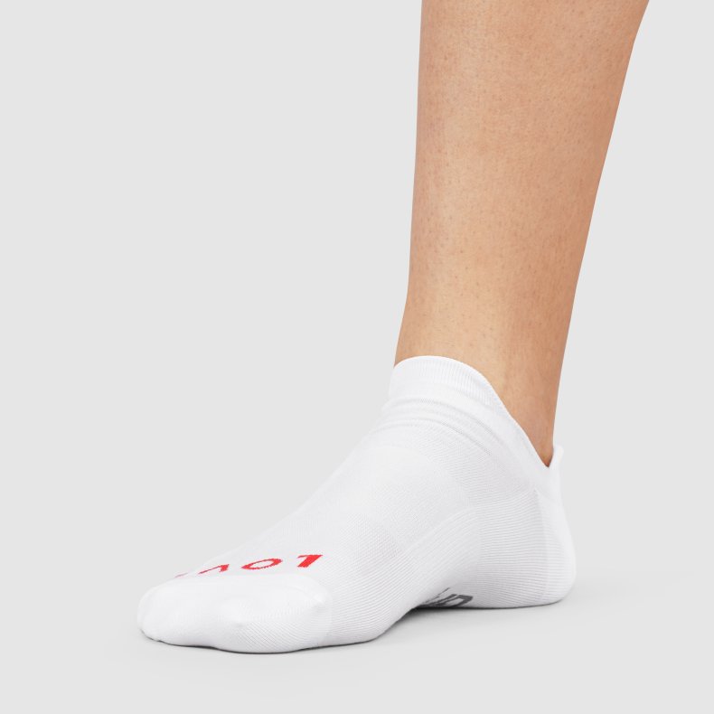 GripGrab Classic No Show Sokker Large Hvid