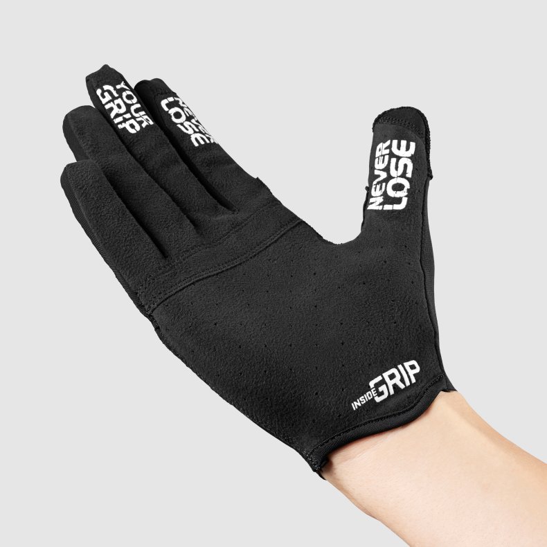 GripGrab Aerolite InsideGrip&trade; Langfingret Sommerhandsker XL - (11) Sort