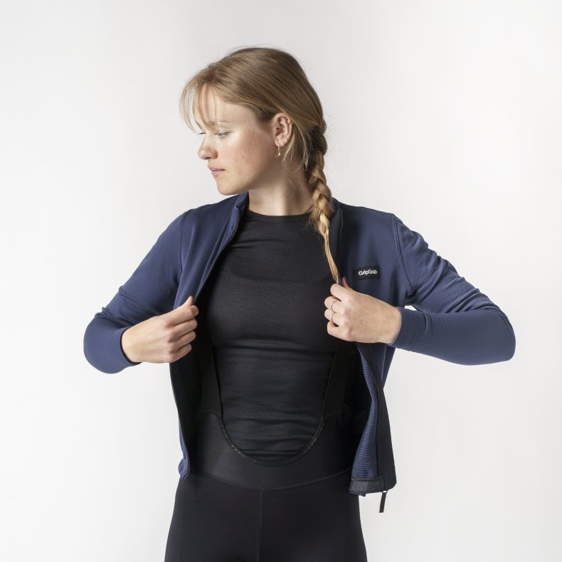 GripGrab Lang&aelig;rmet EXPLR Merinotech-termocykeltr&oslash;je til damer