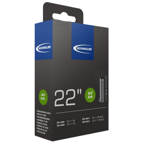 Schwalbe Slange 22 x 1.00-1.25 til kørestol Auto Ventil