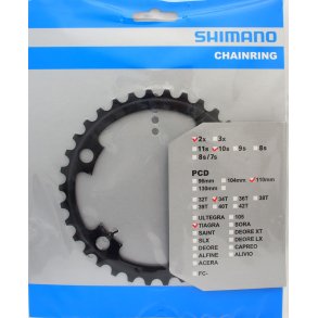 Shimano Klinge 34T Tiagra 4700 10 Speed