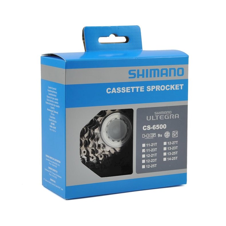 Shimano Kassette 9 gear 11-23T CS-6500 Ultegra