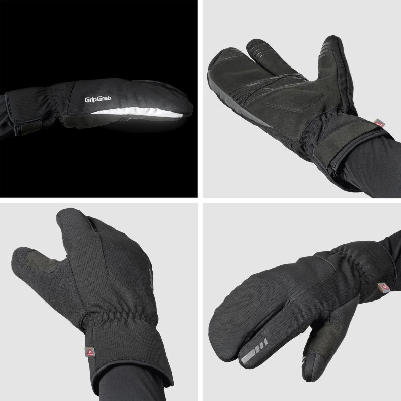 GripGrab Nordic 2 Vindt&aelig;t 'Deep Winter' Lobster Handsker