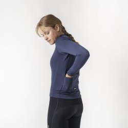 GripGrab Lang&aelig;rmet EXPLR Merinotech-termocykeltr&oslash;je til damer